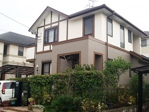 大野城市　K様邸　外壁屋根塗装工事　完了